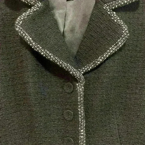 Ann Taylor blazer, fitted, peplum, Old Money, Clueless Preppy, Size 6 - Picture 2 of 6